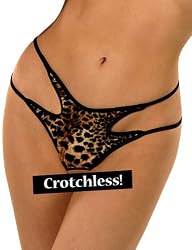 Animal Instinct Crotchless Plus Panty