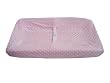 American Baby Company Heavenly Soft Minky Dot Changing Table Cover, Pink Puff