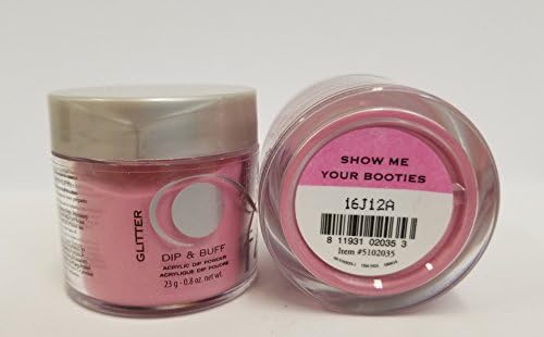 DIP &amp; BUFF Acrylic Dipping Colors Powder .0.8oz/23g - (35 - Show Me Your Booties) + Buy 3 any Colors get FREE 1 Airbrush Stencil