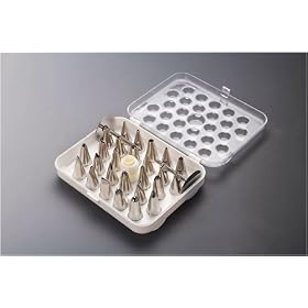Paderno World Cuisine 47219-29 Set of 29 Stainless Steel Pastry Tips