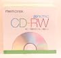 20-pack CD-RW Media 4x 80min 700MB with slim Jewel Cases
