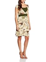 Purple Jam Vestido (Beige Claro / Verde)