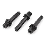 uxcell ドリルチャックアダプタ　四つの中空のスクエアシャンク　六角ナットフィッティング　3個入り