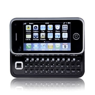 Unlocked V90 Touch Screen Phone Slide Out QWERTY Keyboard Dual SIM GSM Quad Band WIFI Facebook email - No Contract AT&T T-Mobile