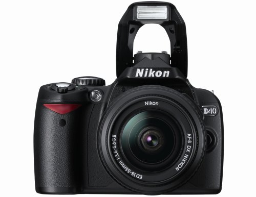 Nikon D40 6.1MP Digital SLR Camera Kit with 18-55mm f/3.5-5.6G ED II AF-S DX Zoom-Nikkor Lens