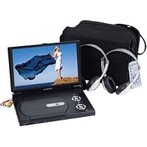 Audiovox D1917PK 9-Inch Widescreen Portable DVD/CD/MP3 Player with Car Kit (Black)