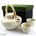 Kitchen & Housewares : Celadon Tea Set for Two, White