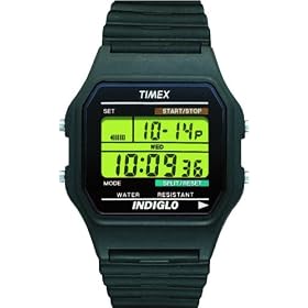 Timex - T75961PF - Montre Homme - Quartz - Digital - R�tro �clairage - Alarme - Temps interm�diaires - Chronographe - Bracelet R�sine Noir
