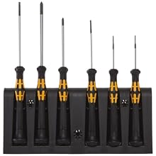 Wera 1578 A/6 Electronics Screwdriver Set and Rack, 6-Piece Set