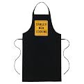 Danger Men Cooking Apron - Black