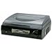 Nostalgic 918 Retro Record Player 1980's Style Stand-Alone (Black Finish) no separate amp needed - With built-in stereo speakers