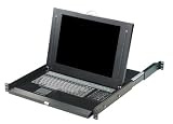 1u Console with 8port PS2 KVM Module
