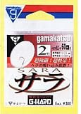 がまかつ(Gamakatsu) Gハード サラ 糸付60cm グレー 6号-0.6 11078