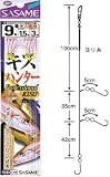 ささめ針(SASAME) キスハンター(キス専用) 赤 鈎7/ハリス1 K-106