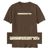 T-SHIRT BLACK " WASHINGTON BRUSH " AMERICA Large