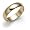 14k Yellow Gold 5mm Plain Half Round Band, Size 4