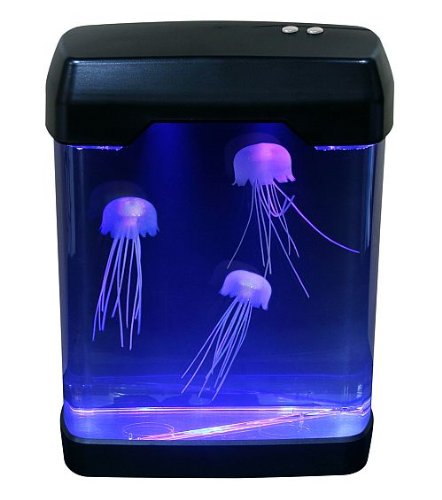 Childrens Toyshop  Kitchen & Housewares : New 3D Moving Jellyfish Mood Lamp Novelty Night Light