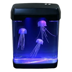 New 3D Moving Jellyfish Mood Lamp Novelty Night Light