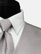 Tuxedo Vest and Windsor Band Tie - "Palermo Platinum Diamond Grid Pattern