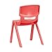 Flash Furniture 5 Pack Plastic Stackable School Chair with 13.25
