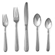 Lenox Pearl Platinum Satin Stainless Flatware 5 Piece Place Setting