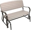 Lifetime 2871 Indoor/Outdoor Glider Bench, Putty