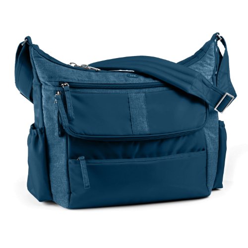 Lug Travel HULA HOOP Baby Diaper Carry All Messenger Bag in NAVY BLUE