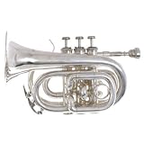 Wurzbach Silver Bb Pocket Trumpet with Case - B001KAC0I4