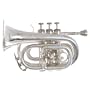 Wurzbach Silver Bb Pocket Trumpet With Case