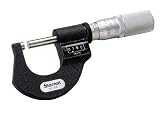 Starrett T216XFL-1 0-Inch to 1-Inch .0001-Inch Graduation Ratchet Stop Digital Micrometer