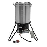 Brinkmann 815-4001-S Turkey-Fryer Kit with 30-Quart Stockpot and 45,000-BTU Outdoor Gas Stove