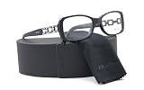 Prada Women's 13m Shiny Black Frame Plastic Eyeglasses