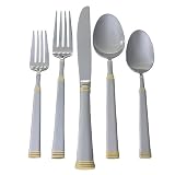 Twilight Goldtone-Embellished 20-pc. Flatware Set