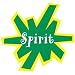 Spirit Pom Temporary Tattoos (Black) Green