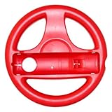New Red Mario Kart Steering Wheel Controller for Wii Games