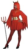 Adult Devil Costume for Halloween. One size fit up to dress size 14