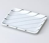 ストライプ銘々皿 【美濃焼　和皿】