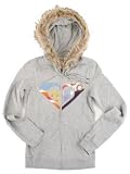Roxy Nina Women's Hooded Zip Sweatshirt - Heather Grey