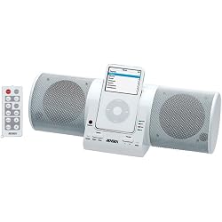 Jensen iPod Docking Station with FM Tuner and Built-in Speakers (White)