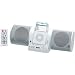 Jensen iPod Docking Station with FM Tuner and Built-in Speakers (White)