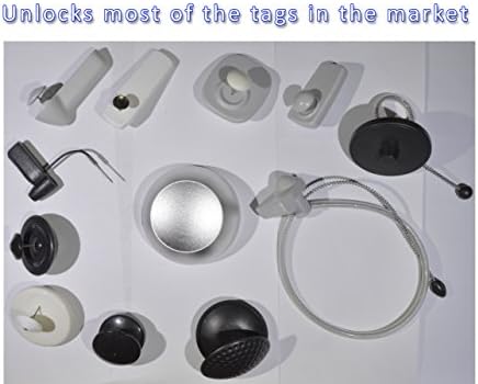 EAS System, Silver Super Magnetic Detacher (12000 GS), Universal Security and Checkpoint Hard Tag Remover Compatible with Sensormatic Product by EAS GUARDIAN