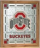 Ohio State Buckeyes Stained Glass Wall Plaque