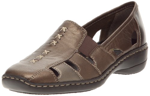 Rieker Women's Doris Sandal Dark Brown UK 7