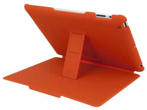 STM Grip Fitted Case with Adjustable Stand and Wake/Sleep Cover for iPad 2, iPad 3 and iPad 4 (dp-2195-22), Tangerine