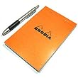 Rhodia Classic Orange Staple Bound Lined Paper Pad 4.3 x 6.7