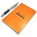 Rhodia Classic Orange Staple Bound Lined Paper Pad 4.3 x 6.7