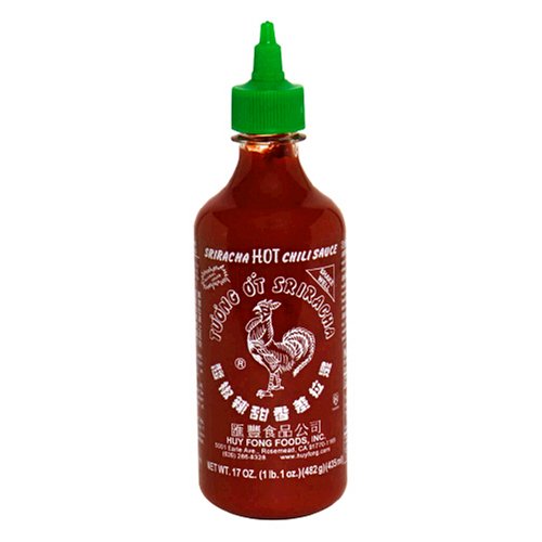 Huy Fong Sriracha Chili Sauce, 17 Ounce Bottle (Pack of 6) by Huy Fong