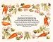 Art Poster Print - Pasta Primavera - Artist: Sarah Malin - Poster Size: 10 X 8 inches