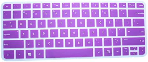 CaseBuy Semi-Purple Ultra Thin Soft Silicone Gel Keyboard Protector Skin Cover for 13.3-Inch HP ENVY 13 Spectre XT 13.3" Ultrabook, such as 13-2050nr, 13-2150nr, 13-2057nr, 13-2000, 13- 2100 , 13-2101tu, 13-2102tu, 13t-2000, 13t-2100 US Layout Laptop(if your "enter" key looks like "7", our skin can't fit)