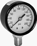 Water Source #M2002-4L 200LB Pressure Gauge